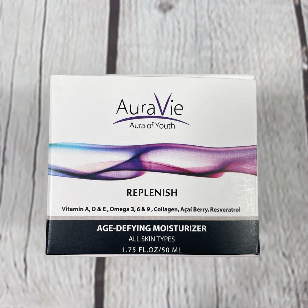 AuraVie Aura Of Youth Age-Defying Moisturizer 1.75 fl oz, New And Sealed
